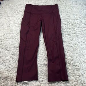 Lululemon Fast and Free Crop II 19" *Non-Reflective
